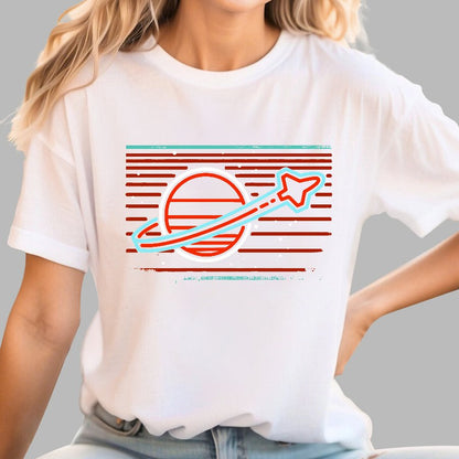Retro Space Launch Geek T-Shirt