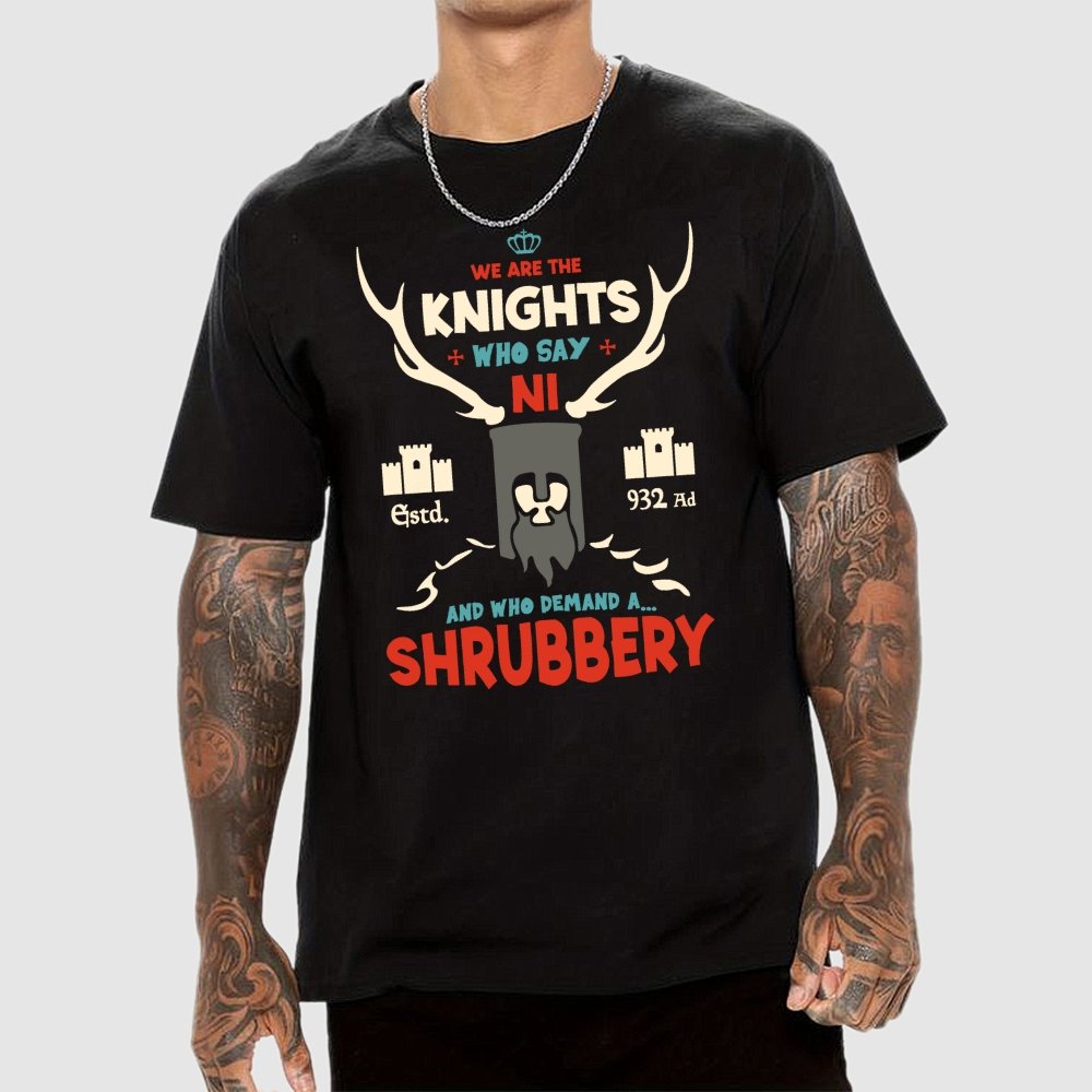 We are the knights who say… HAHA Geek T-Shirt
