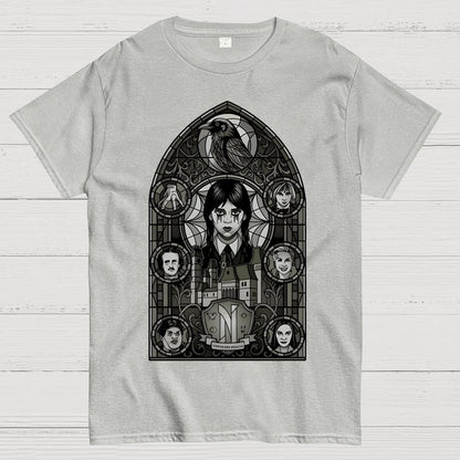 Stained Glass of Outcasts Geek T-Shirt