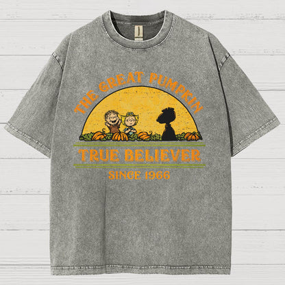 True Believer Since 1966 .Vintage Distressed T-shirt