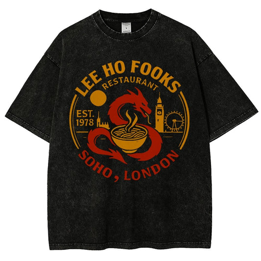 Lee Ho Fooks Chinese Restaurant Vintage Distressed T-shirt