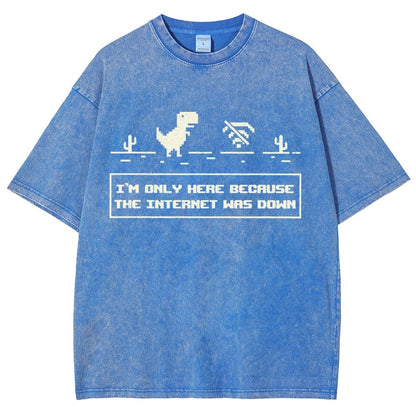 Offline Dino Vintage Distressed T-shirt