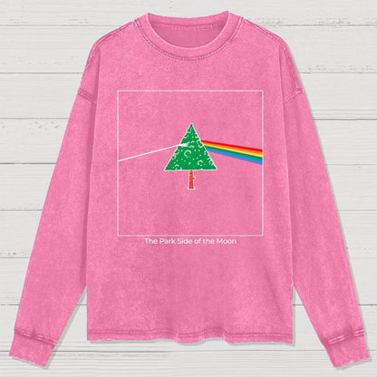 The Park Side of the Moon Washed Long Sleeve Tee