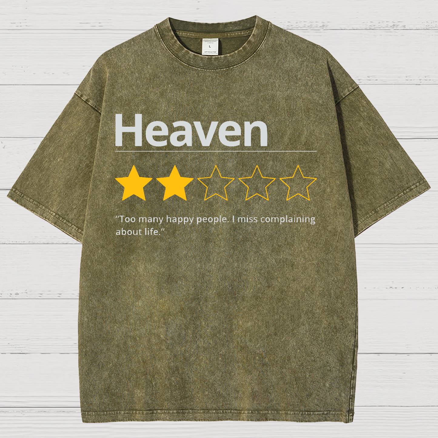 Honest Heaven Review Vintage Distressed T-shirt