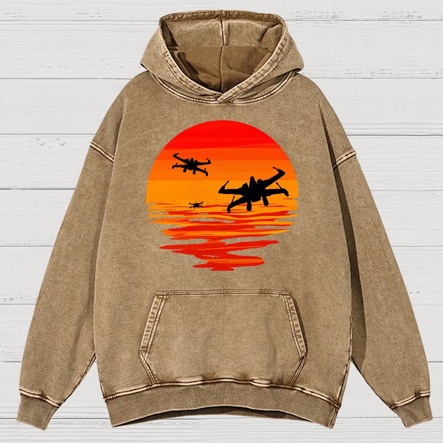 Geek Vintage Distressed Hoodie