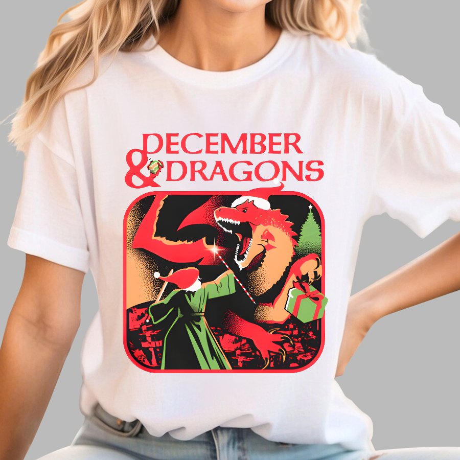 December & Dragons Geek T-Shirt