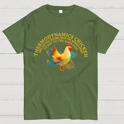 Thermodynamics Chicken Geek T-Shirt