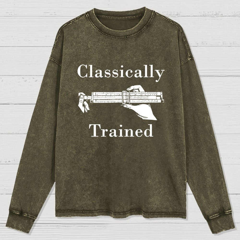Slide Rule Classically Trained Washed Long Sleeve Tee