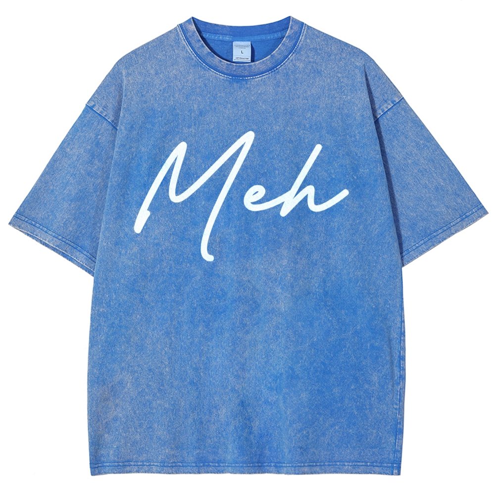 Meh Vintage Distressed T-shirt
