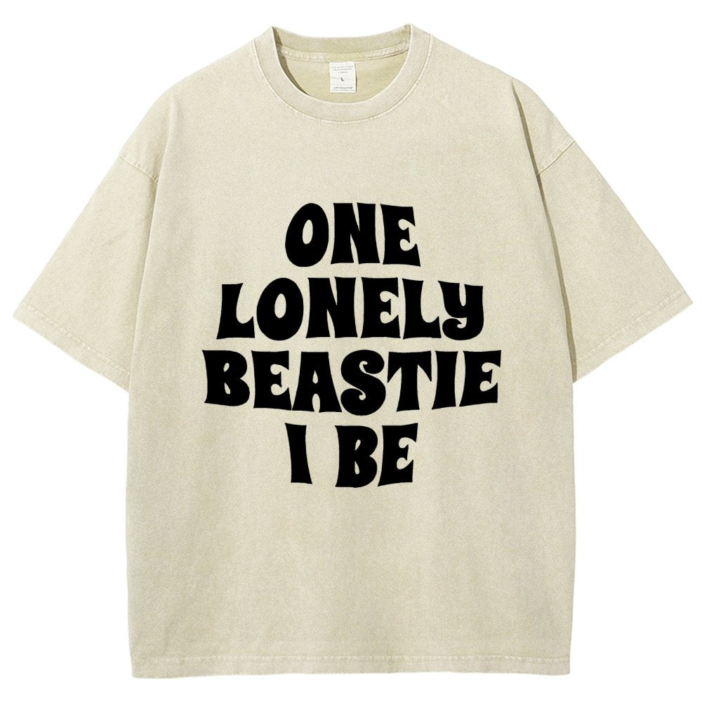 One Lonely Beastie I Be Vintage Distressed T-shirt