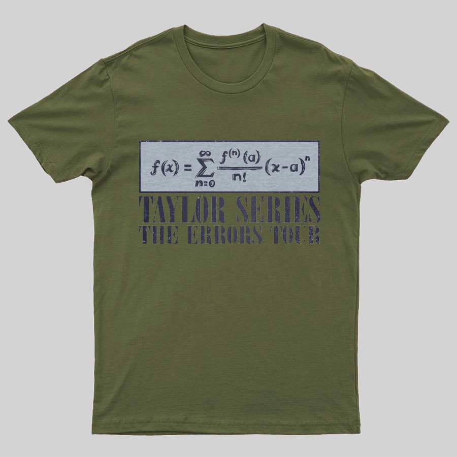 Taylor Series- The Errors Tour Nerd Geeky T-Shirt