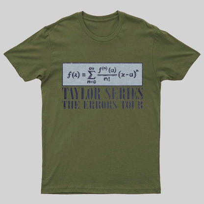 Taylor Series- The Errors Tour Nerd Geeky T-Shirt