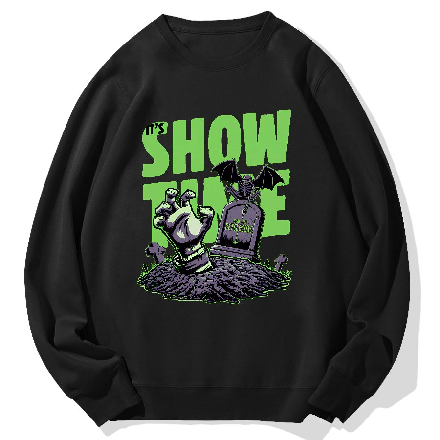 Beetle Graveyard Showtime Geek Cotton Sweatshirt
