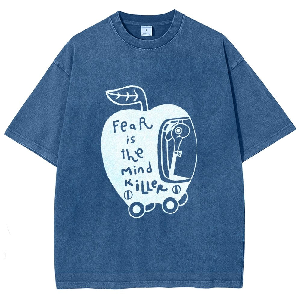 Fear Is The Mind Killer Vintage Distressed T-shirt
