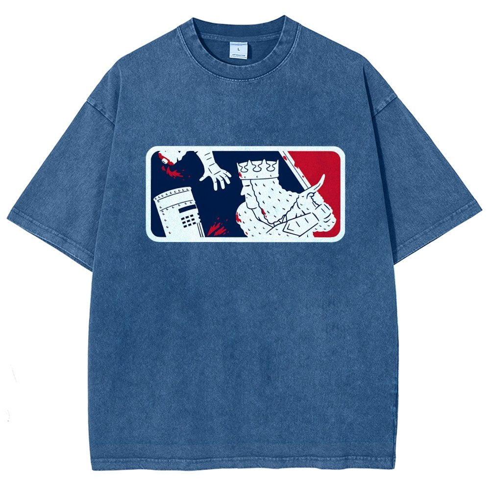No-Pass League! Vintage Distressed T-shirt