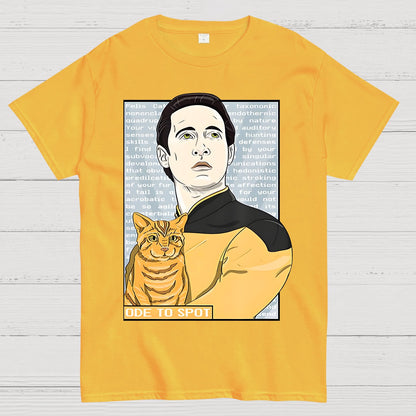 Date Ode To Spot Cat Geek T-Shirt