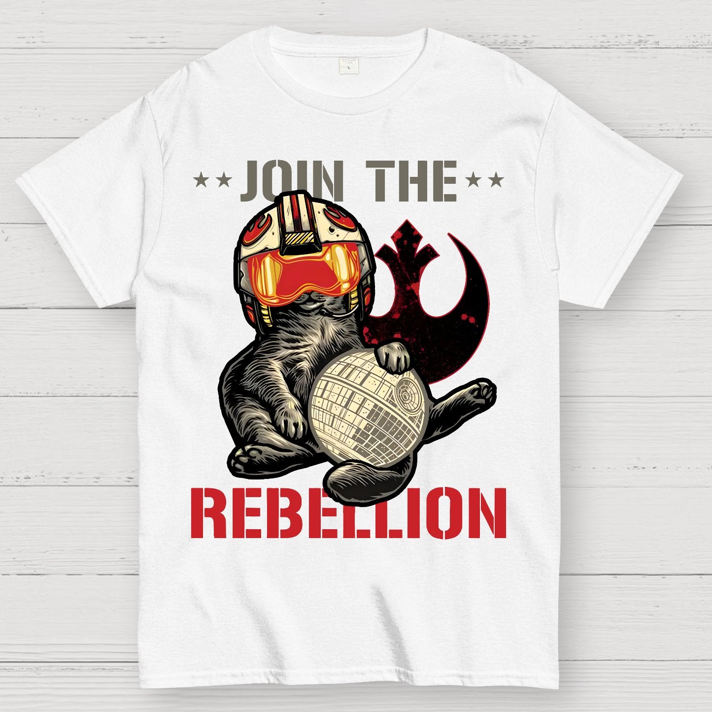 Join the Cat Rebellion Geek T-Shirt
