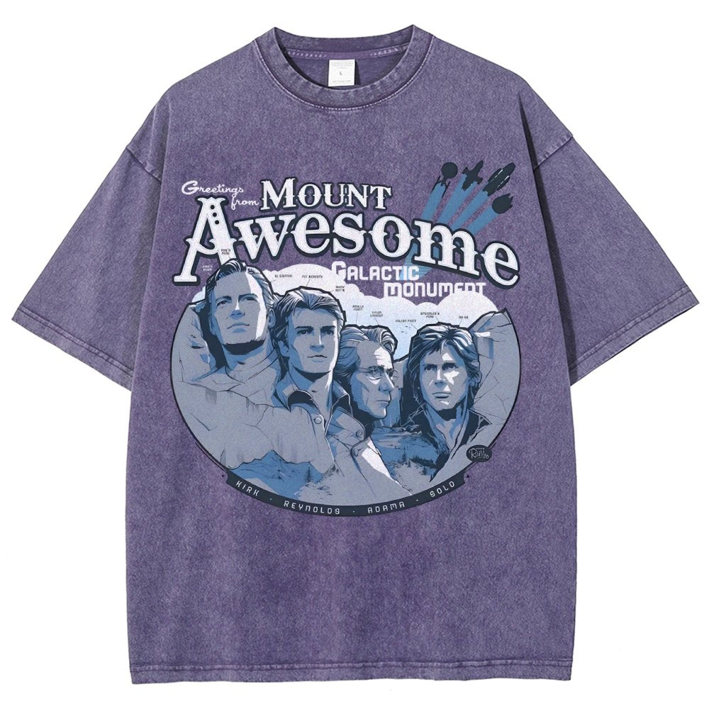 Mount Awesome Vintage Distressed T-shirt