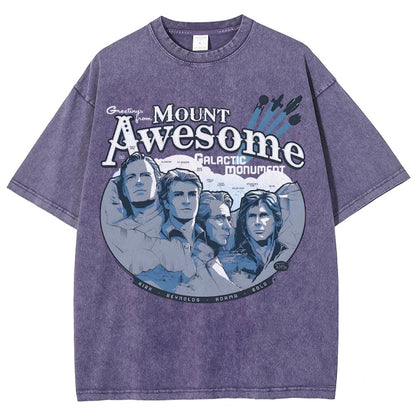 Mount Awesome Vintage Distressed T-shirt