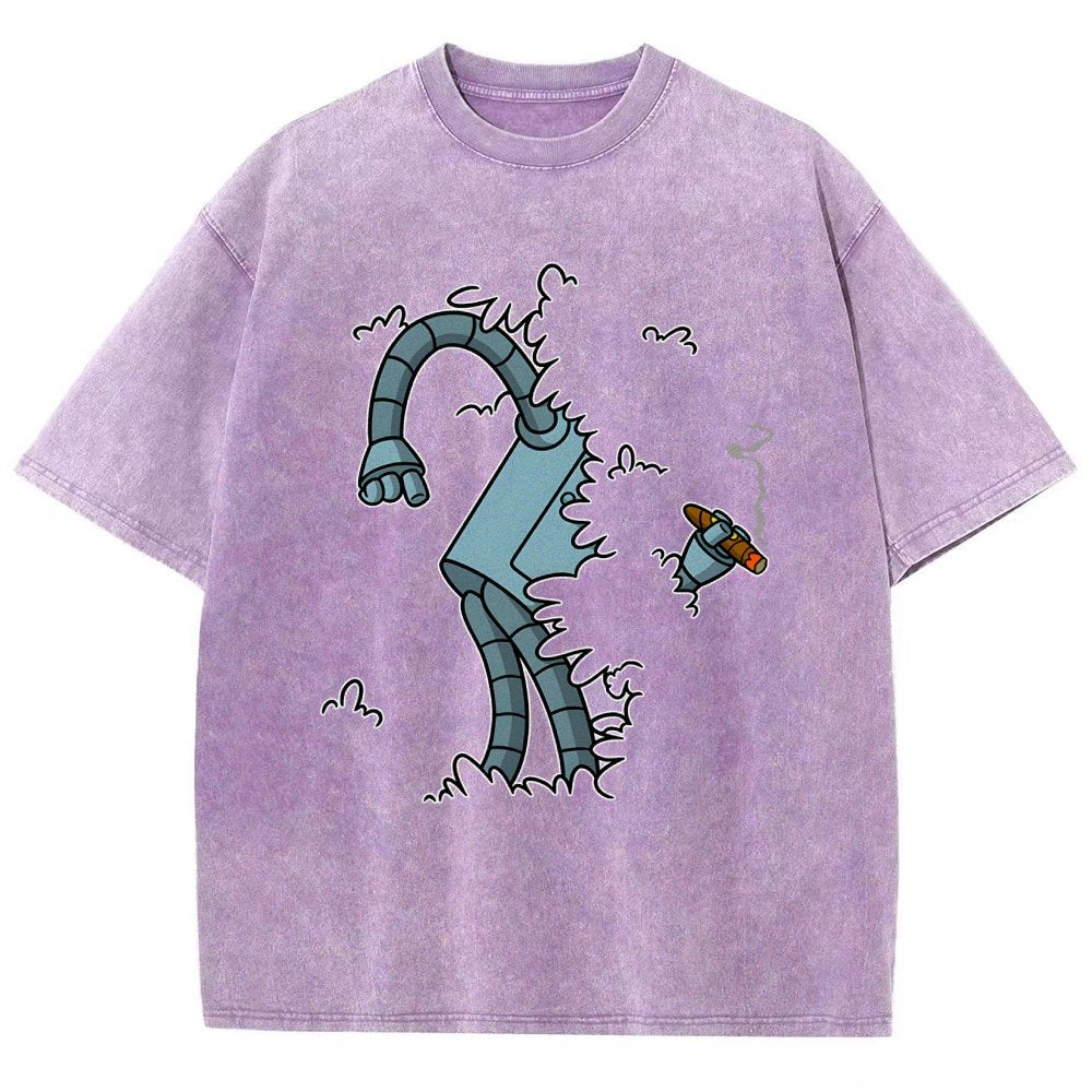 Bite My Shiny Metal Thing Vintage Distressed T-shirt