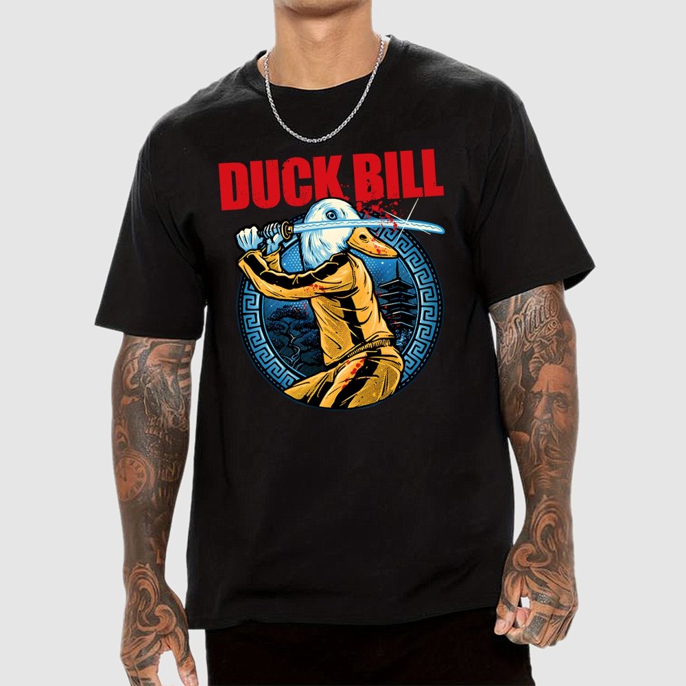 Chinese Kung Fu Duck Geek T-Shirt