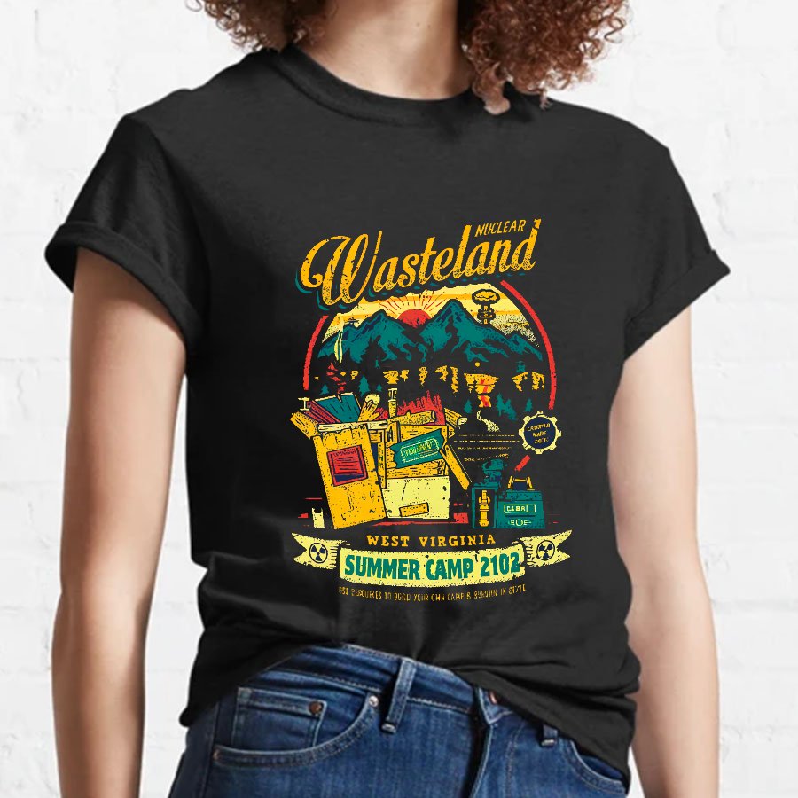 NUCLEAR SUMMER CAMP Nerdy T-Shirt