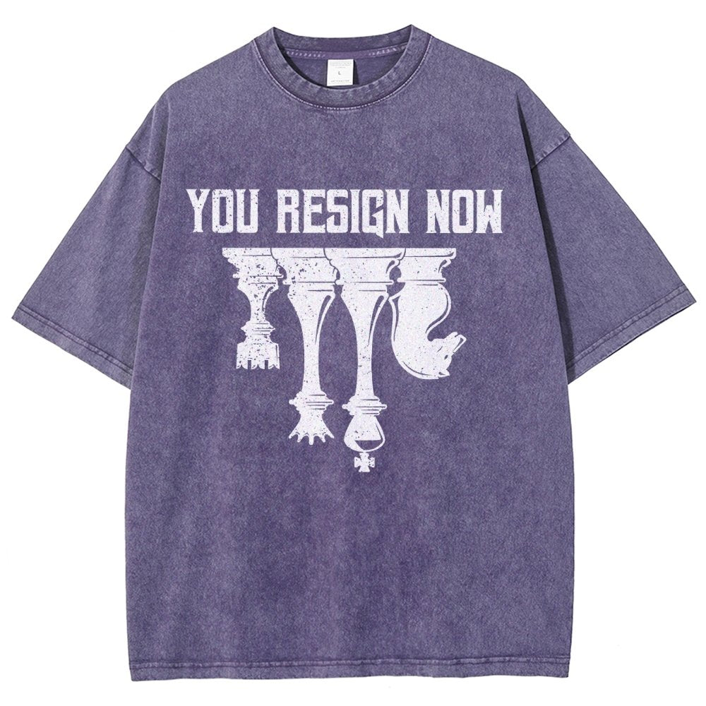 Chess You Resign Now Vintage Distressed T-shirt