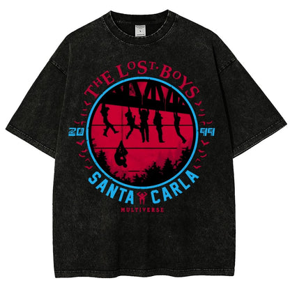 Futuristic Wanderers 2099 Vintage Distressed T-shirt