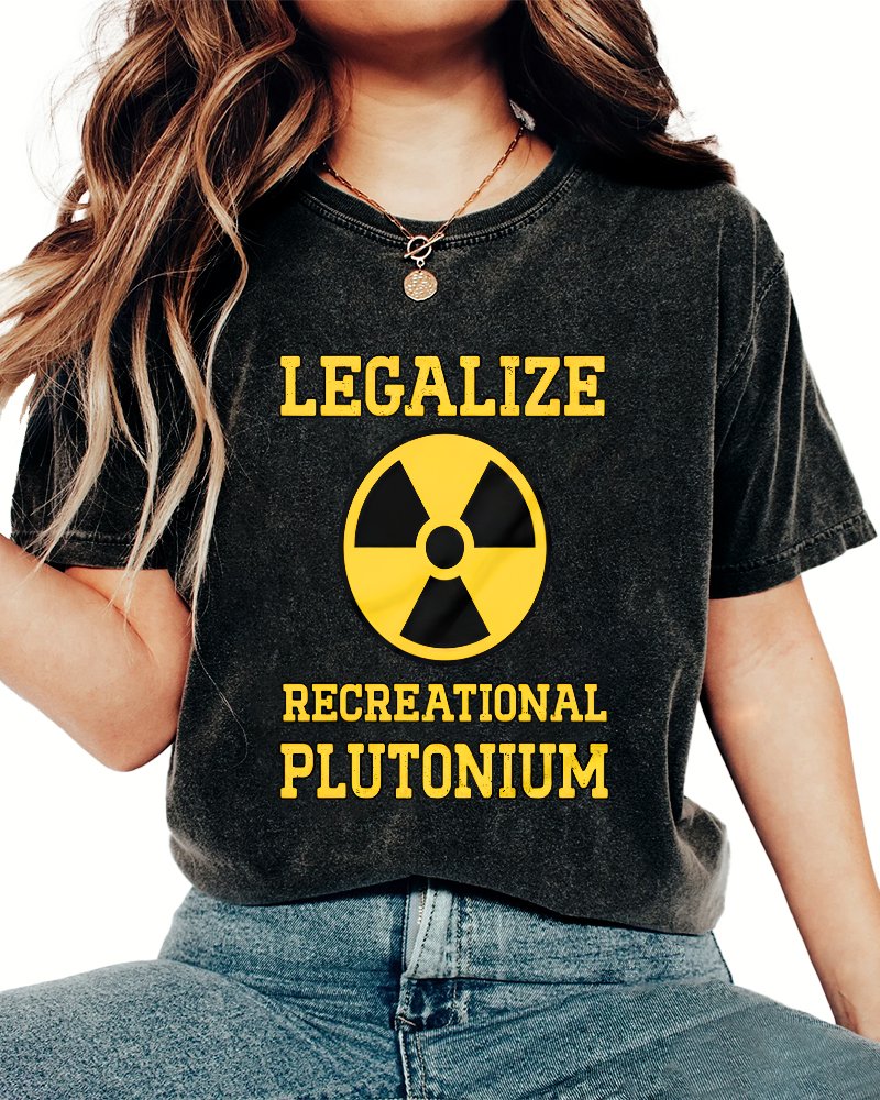 Legalize Recreational Plutonium Vintage Distressed T-shirt