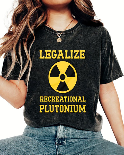 Legalize Recreational Plutonium Vintage Distressed T-shirt