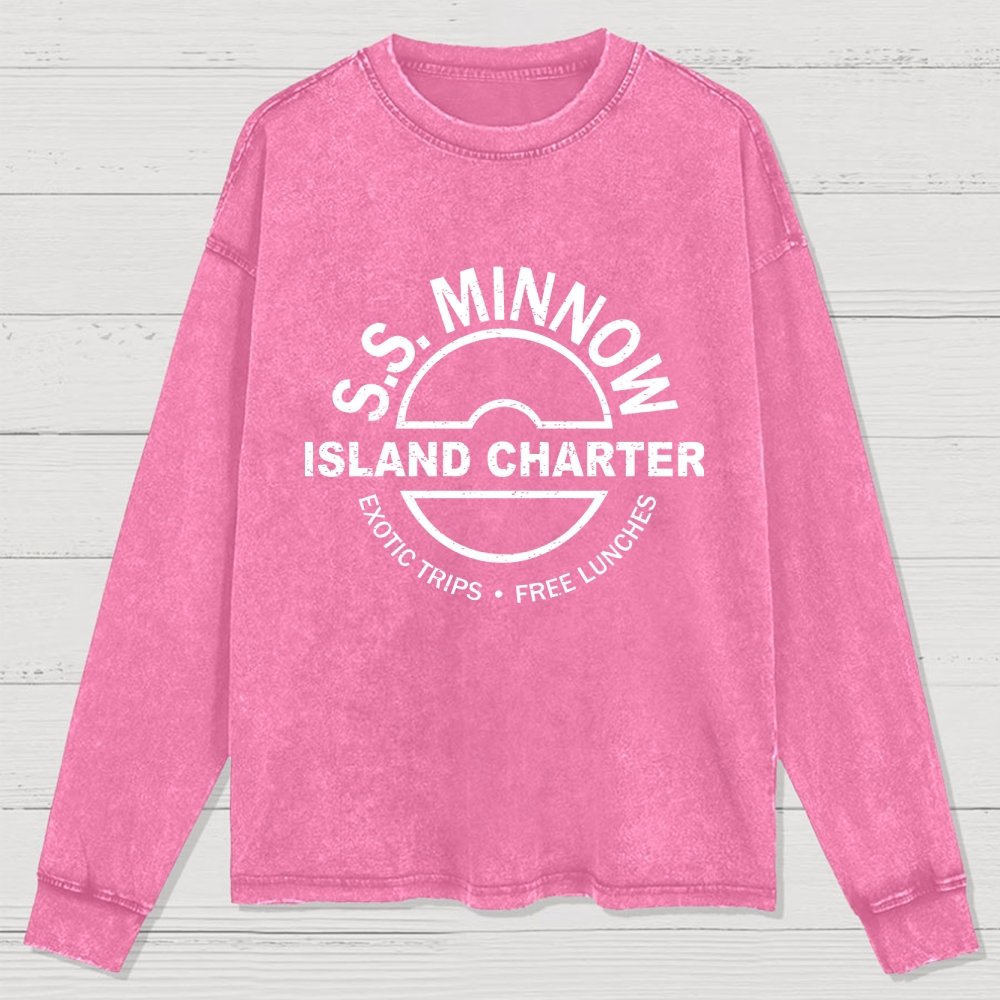 Ocean Explorer Washed Long Sleeve Tee