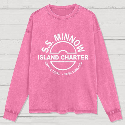 Ocean Explorer Washed Long Sleeve Tee
