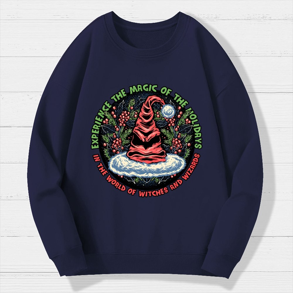 Magic of the Holidays Geek Cotton Sweatshirt