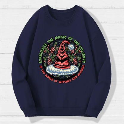 Magic of the Holidays Geek Cotton Sweatshirt