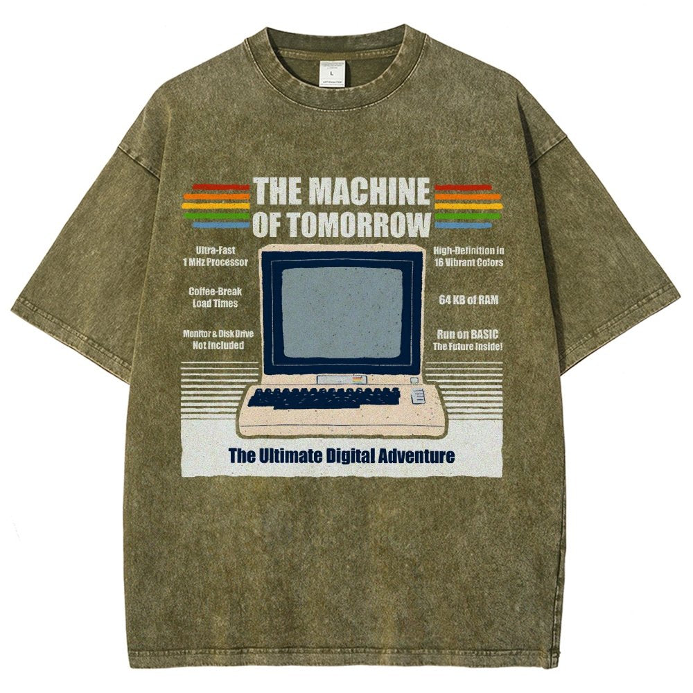 The Machine of Tomorrow Vintage Distressed T-shirt