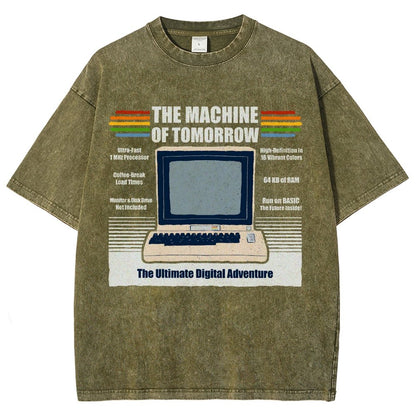 The Machine of Tomorrow Vintage Distressed T-shirt
