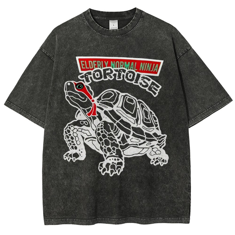 Elderly Normal Ninja Vintage Distressed T-shirt
