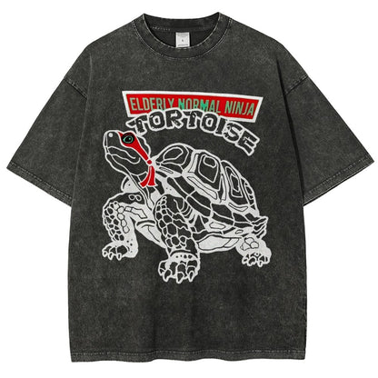 Elderly Normal Ninja Vintage Distressed T-shirt