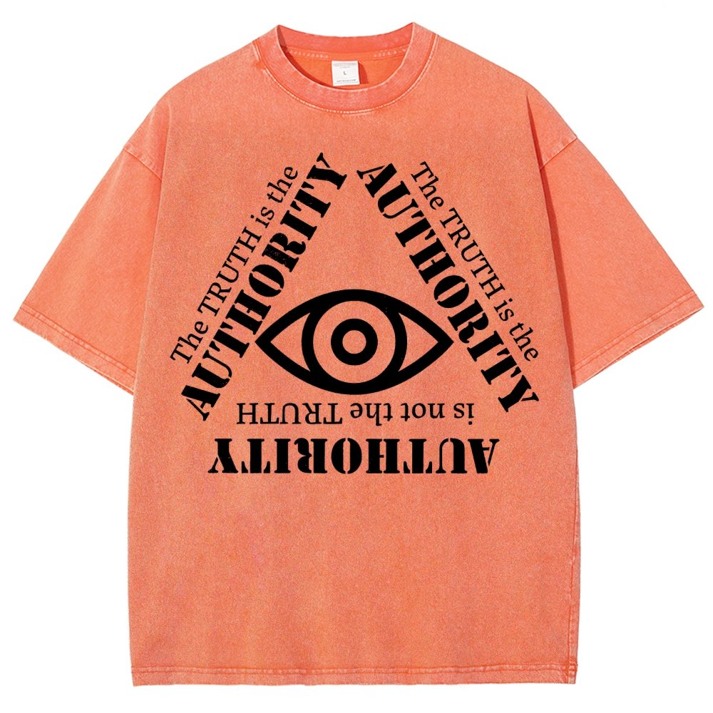 Truth Is The Authority Vintage Distressed T-shirt