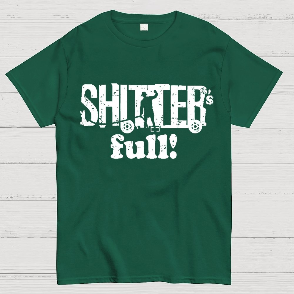 Shitter's Full! Christmas Humor Geek T-Shirt
