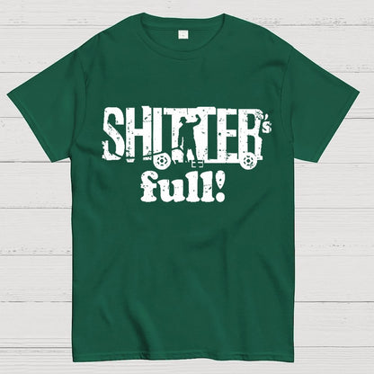 Shitter's Full! Christmas Humor Geek T-Shirt