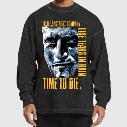 Time to die Washed Long Sleeve Tee 2507000326