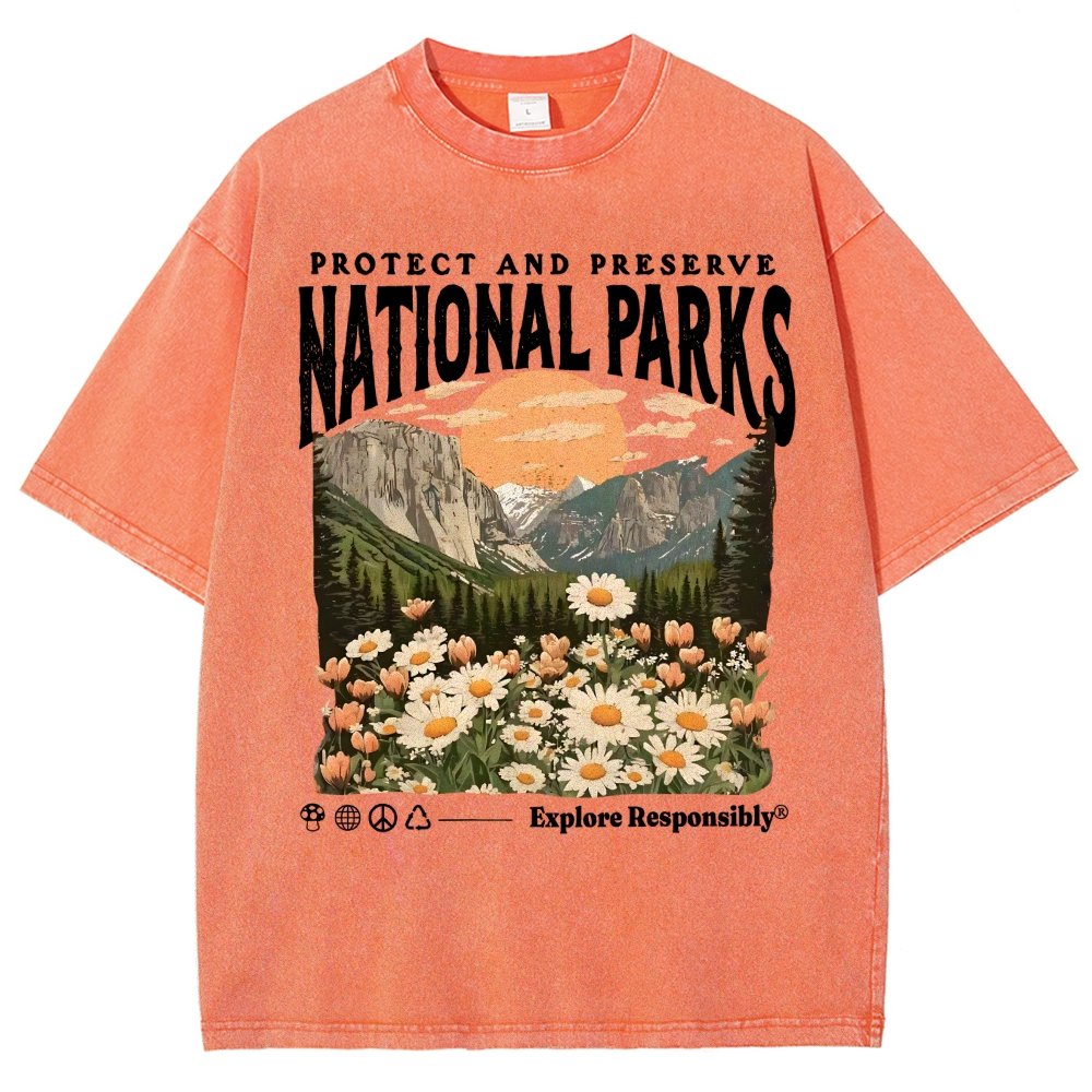 National Parks Vintage Distressed T-shirt
