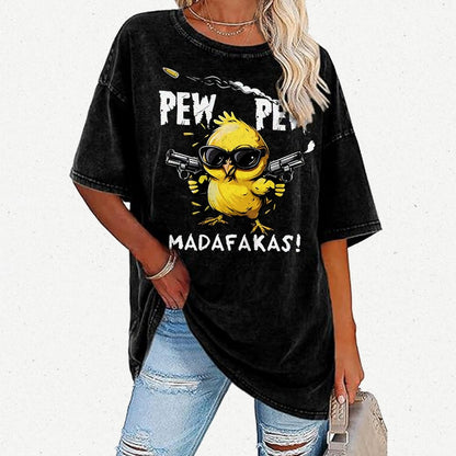 Pew Pew Madafakas! Vintage Distressed T-shirt