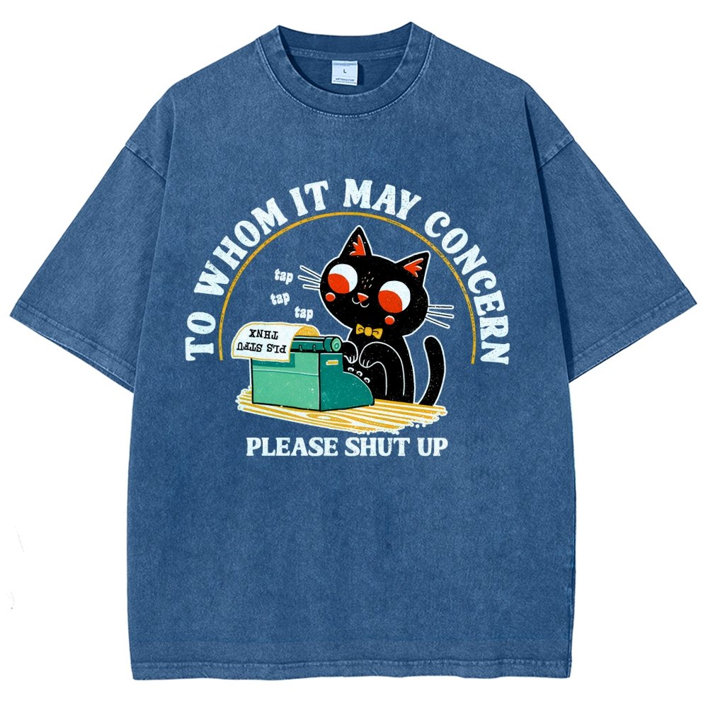 To Whom It May Concern Vintage Distressed T-shirt