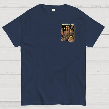 Rock Is The Way Front And Back Printing Geek T-Shirt