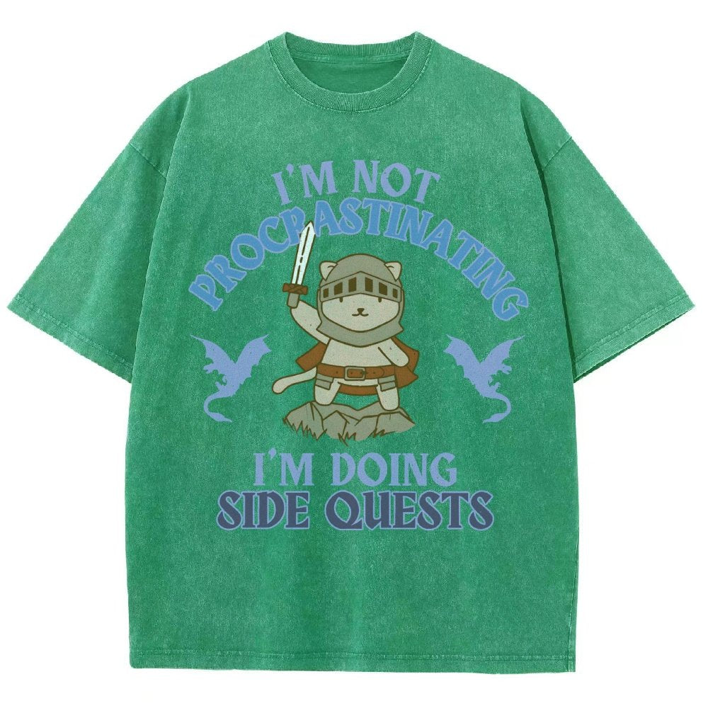 I'm Doing Side Quests Vintage Distressed T-shirt