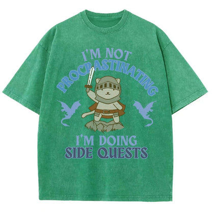 I'm Doing Side Quests Vintage Distressed T-shirt