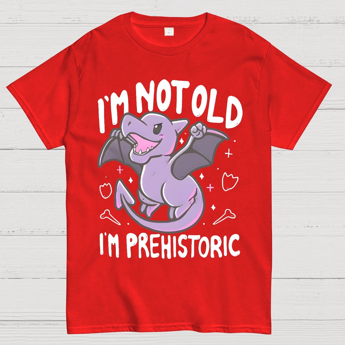 I'm Not Old I Am Prehistoric Geek T-Shirt