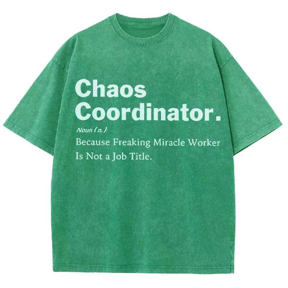 ChaosCraft Vintage Distressed T-shirt